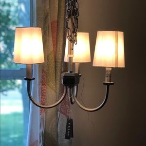 Beautiful three-light hanging kitchen lamp